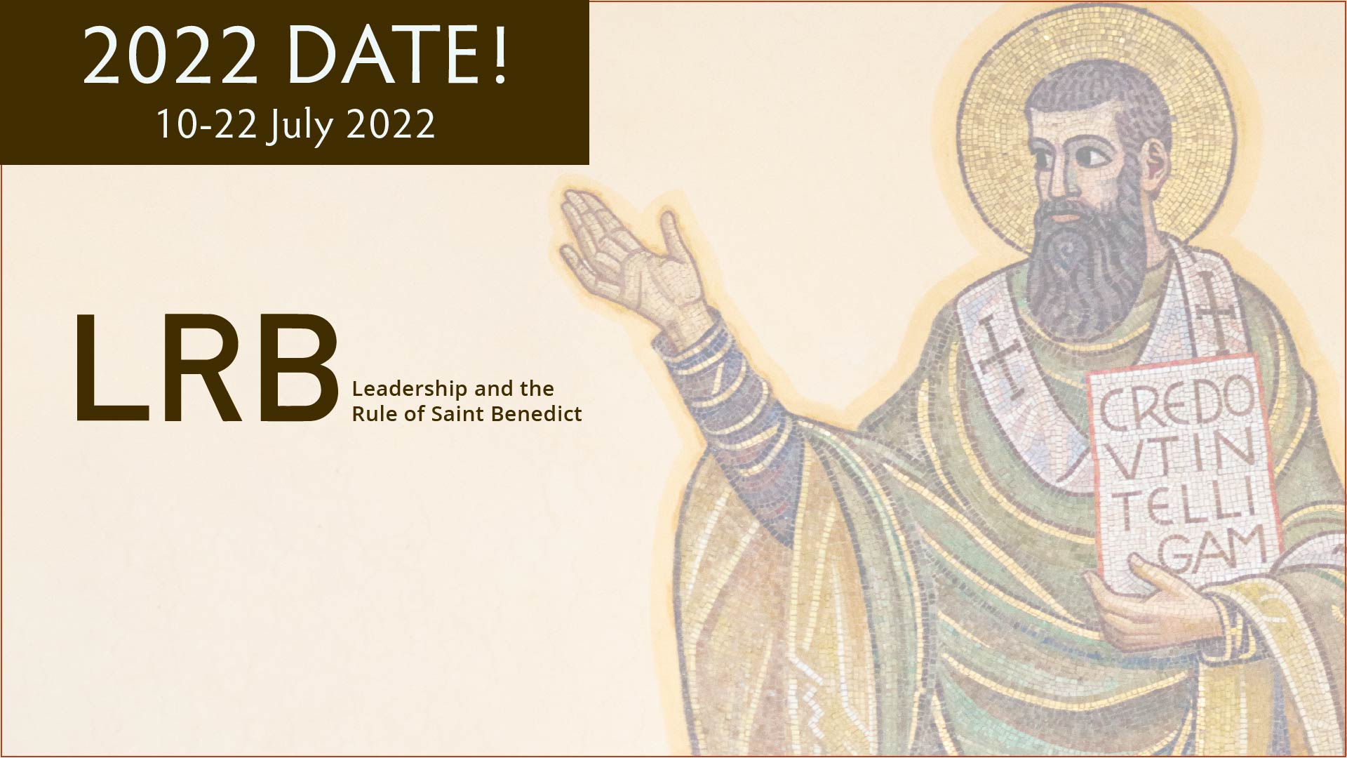 Leadership and the Rule of Saint Benedict graphic