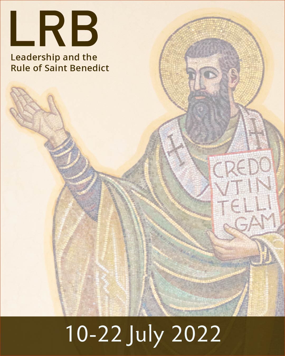 Leadership and the Rule of Benedict 2022 graphic